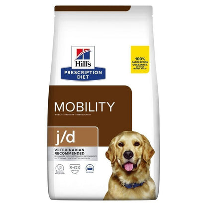 Hill's Prescription Diet Canine j/d Joint Care Mobility Dry Dog 1.5kg, 4kg, 12kg