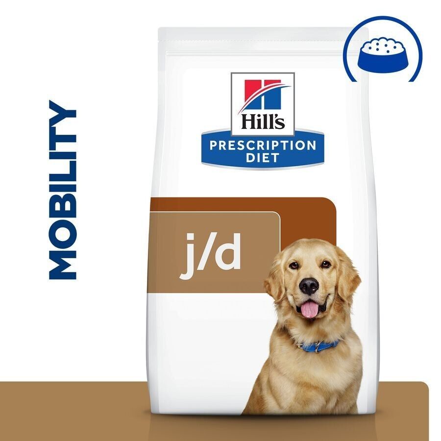 Hill's Prescription Diet Canine j/d Joint Care Mobility Dry Dog 1.5kg, 4kg, 12kg