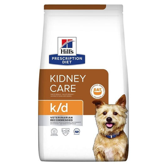 Hill's Prescription Diet Canine k/d Kidney Care Dry Dog Food - 1.5kg, 4kg, 12kg