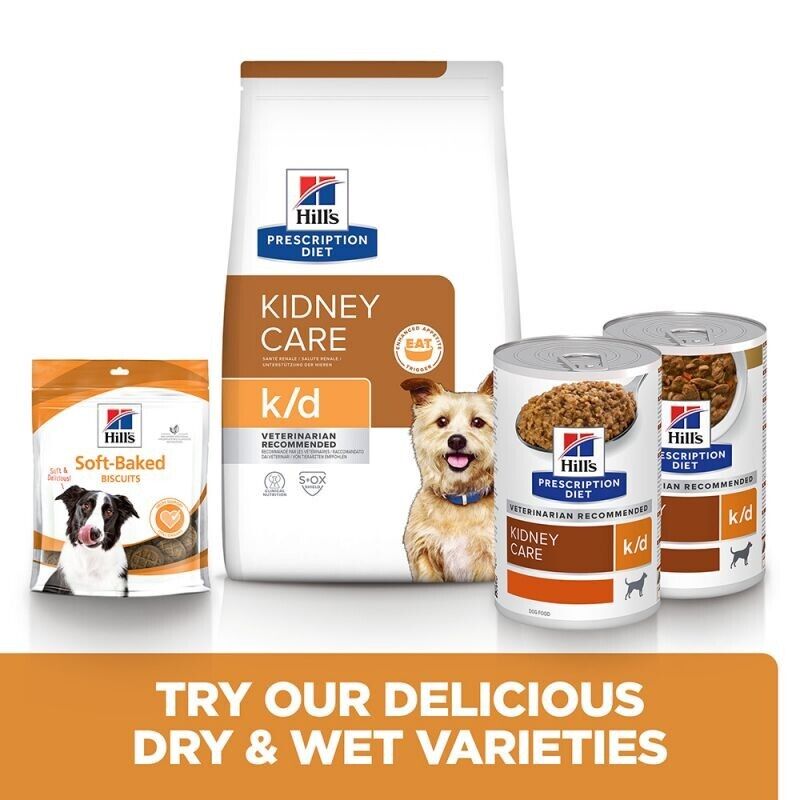 Hill's Prescription Diet Canine k/d Kidney Care Dry Dog Food - 1.5kg, 4kg, 12kg