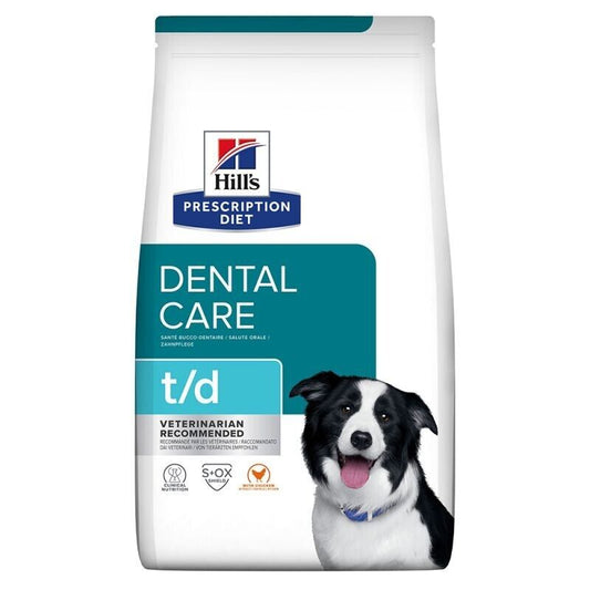 Hill's Prescription Diet Canine t/d Dental Care Dry Dog Food Chicken - 4kg, 10kg