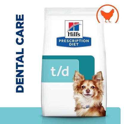 Hill's Prescription Diet Canine t/d Mini Dental Care Dry Dog Food - Chicken