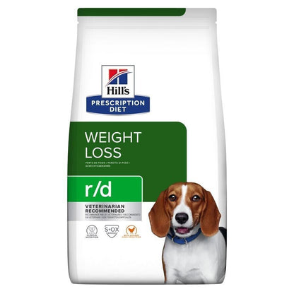 Hill's Prescription Diet r/d Weight Reduction Dog Food Dry with Chicken 4 Kg , 10 Kg , 14 kg