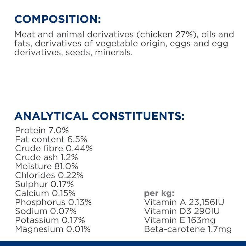 Hill's Prescription Diet s/d Urinary Care with Chicken 12 x 85g , 24 x 85g , 48 x 85 g