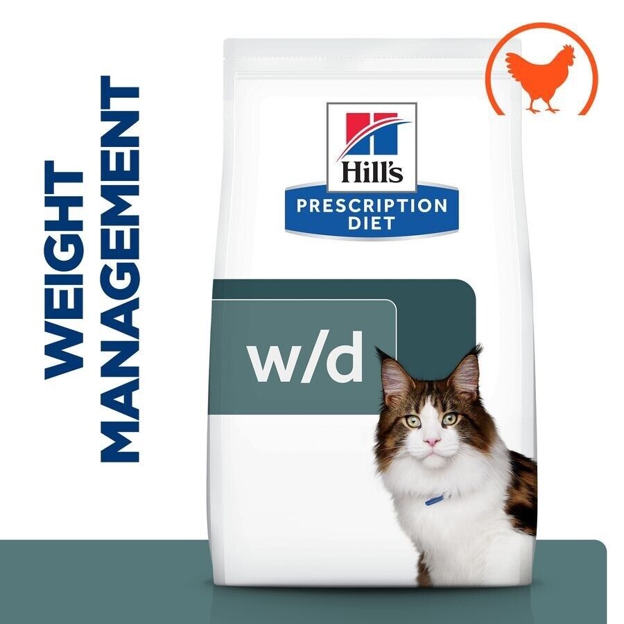 Hill's Prescription Diet w/d Multi-Benefit Dry Cat Food with Chicken