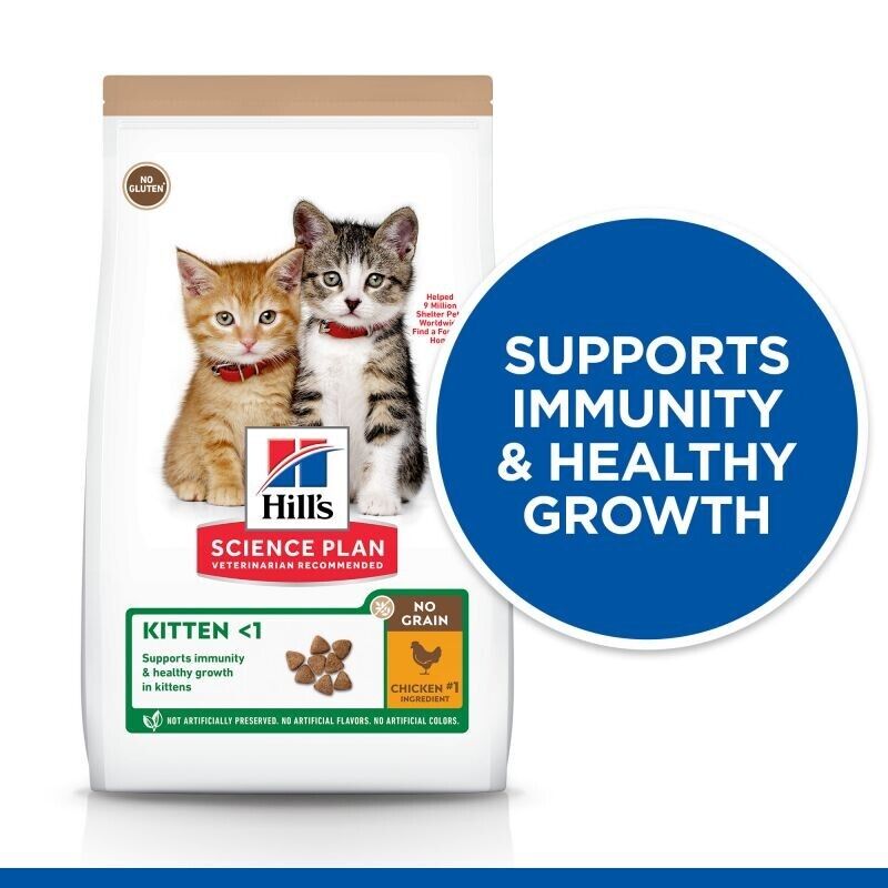 Hill's Science Plan No Grain Kitten  1 Dry Food Chicken 1.5 kg , 3 kg , 6 kg