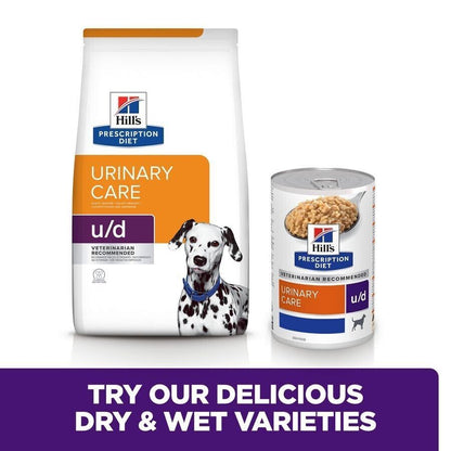 Hill's Prescription Diet Canin u/d Urinary Care Original Dry Dog Food - 4kg, 10kg