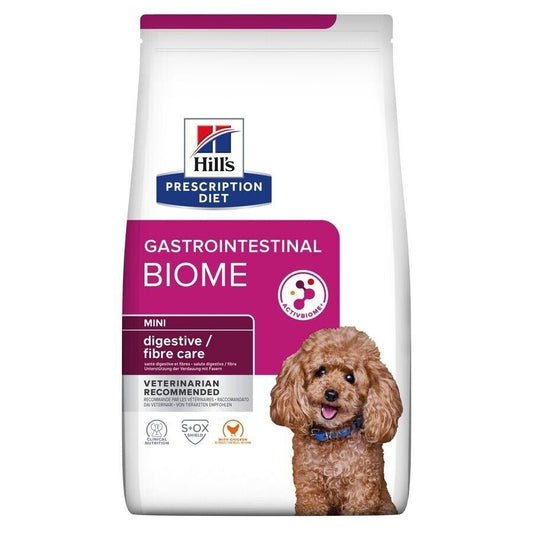 Hill's Prescription Diet Gastrointestinal Biome Mini Dry Dog Food - 1kg, 3kg, 6kg