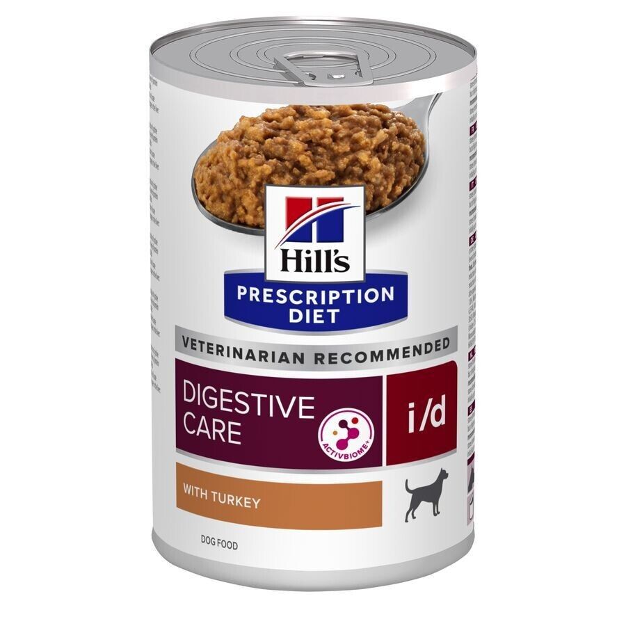 Hill's Prescription Diet Wet Dog Food i/d Digestive Care Turkey 12 - 24 Cans 360g