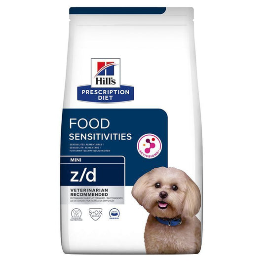 Hill's Prescription Diet Z/D Mini Food Sensitivities Dry Dog Food - 1kg , 3kg , 6kg