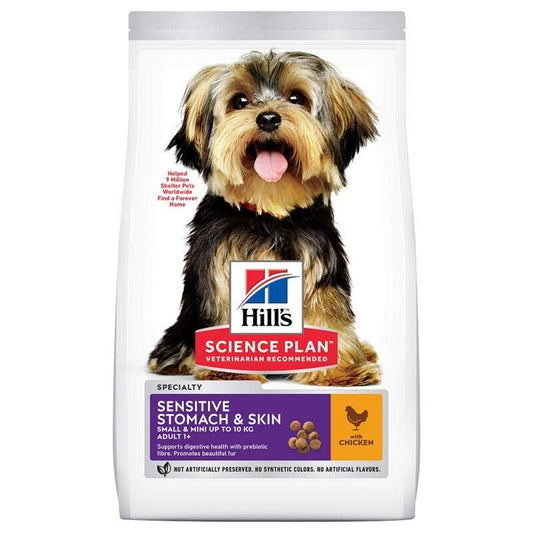 Hill's Science Plan Adult 1+ Sensitive Stomach & Skin Small & Mini Dry Dog Food