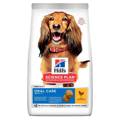 Hill's Science Plan Oral Care Adult 1+ Dry Dog Food Chicken 2 Kg , 4 kg , 12  Kg