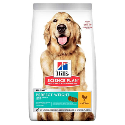 Hill's Science Plan Perfect Weight Adult 1+ Large Breed Dry Dog Food Chicken 12kg