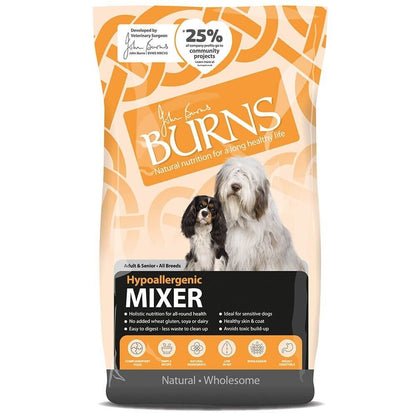 Burns Adult & Senior Dry Dog Hypoallergenic Mixer Food Sensitive 2kg