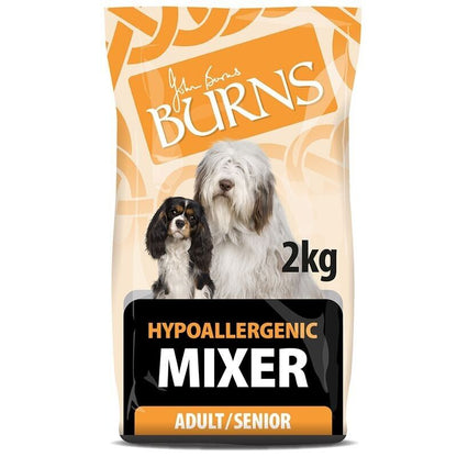 Burns Adult & Senior Dry Dog Hypoallergenic Mixer Food Sensitive 2kg