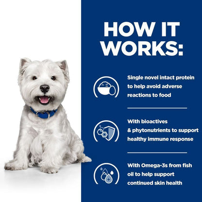Hill’s Prescription Diet Canine Mini Derm Complete Dry Dog Food 1 kg , 3kg , 6kg