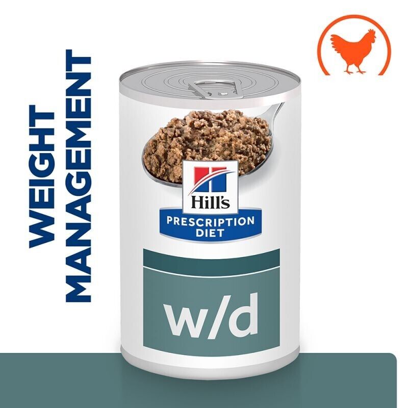 Hill’s Prescription Diet Canine w/d Diabetes Care Wet Dog Food  - 12 x 370g
