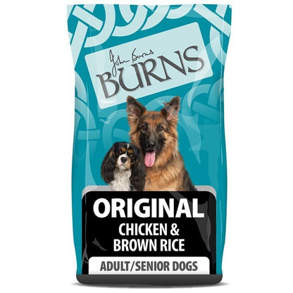 Burns Adult & Senior Original Chicken & Brown Rice Dry Dog Food - 2kg, 6kg, 12kg