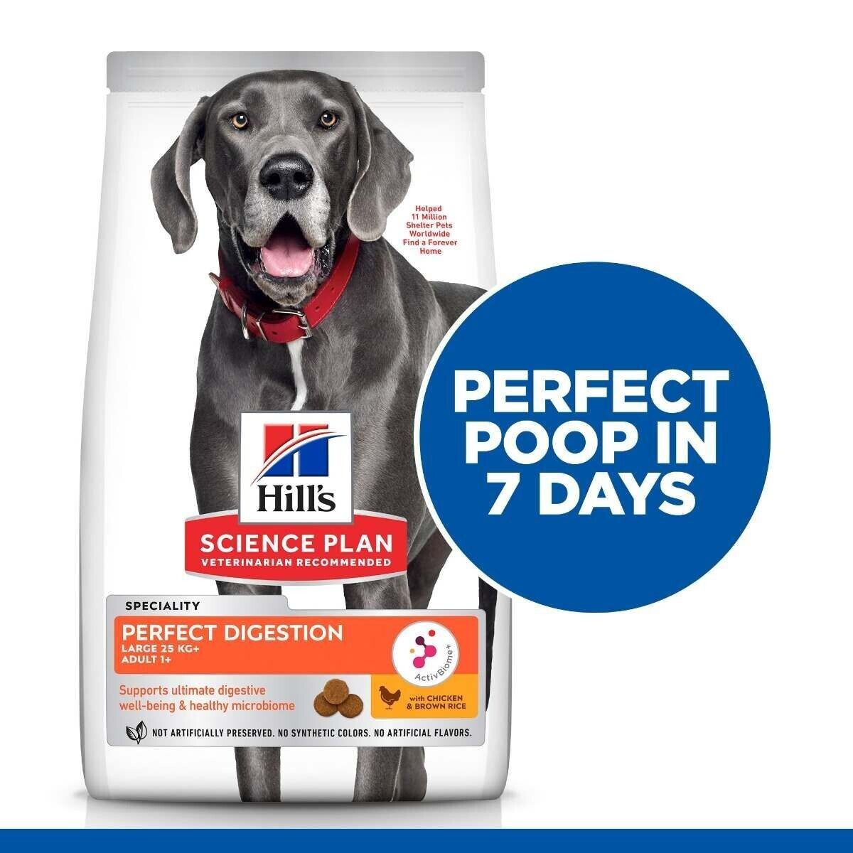 Hill’s Science Plan Adult 1+ Perfect Digestion Large Dog Dry Food Chicken 14 kg