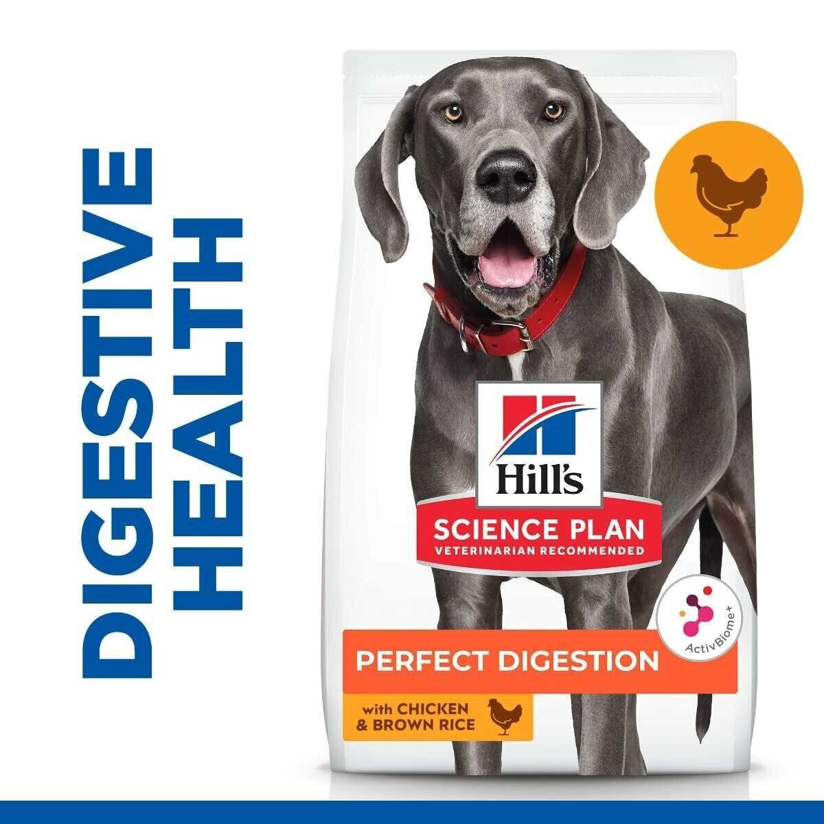 Hill’s Science Plan Adult 1+ Perfect Digestion Large Dog Dry Food Chicken 14 kg