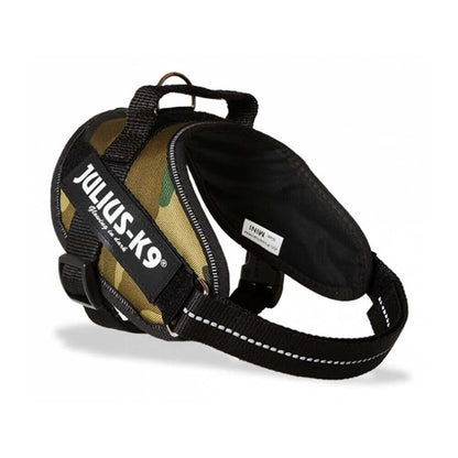 Julius K9 Dog Puppy Power Harness Strong Adjustable Reflective - Camouflage