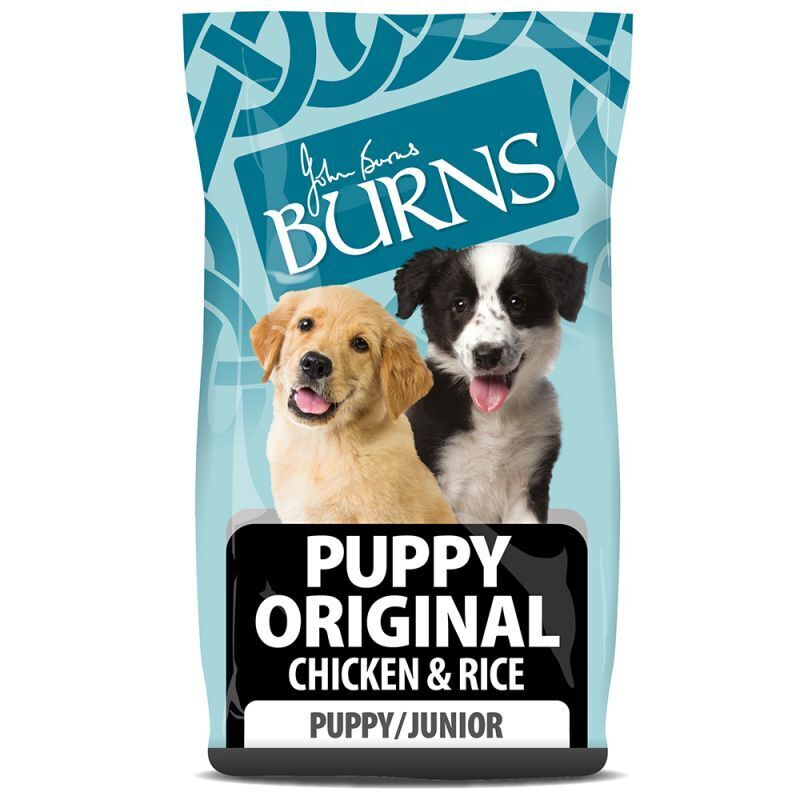 Burns Hypoallergenic Puppy & Junior Dry Dog Food Chicken & Rice 2kg , 6kg , 12kg