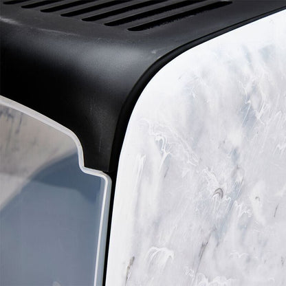 Large Cat Litter Box Savic Marble Deluxe Edition Litter Tray + Carbon Filter NEW